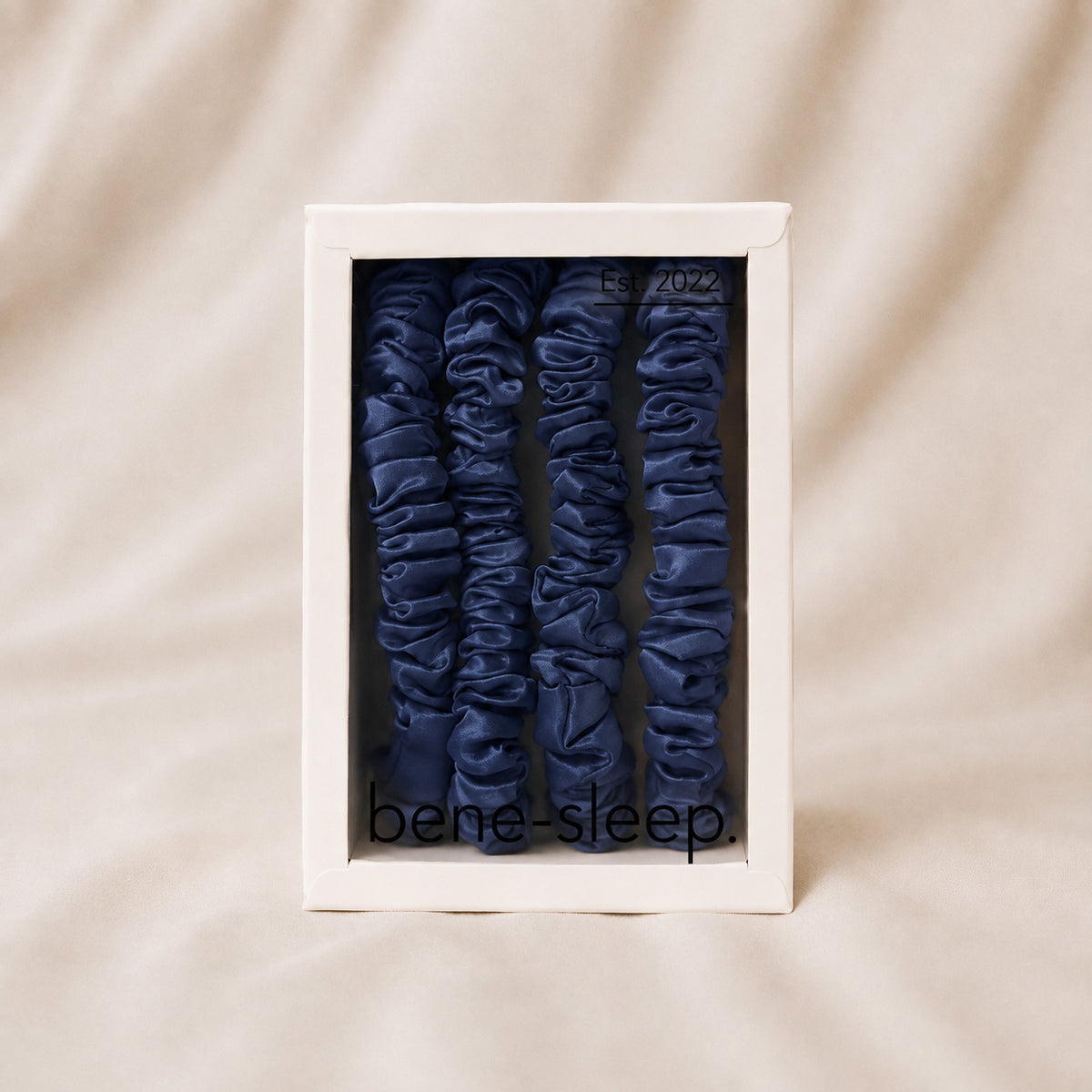 Seidenscrunchies Slim 4er-Set
