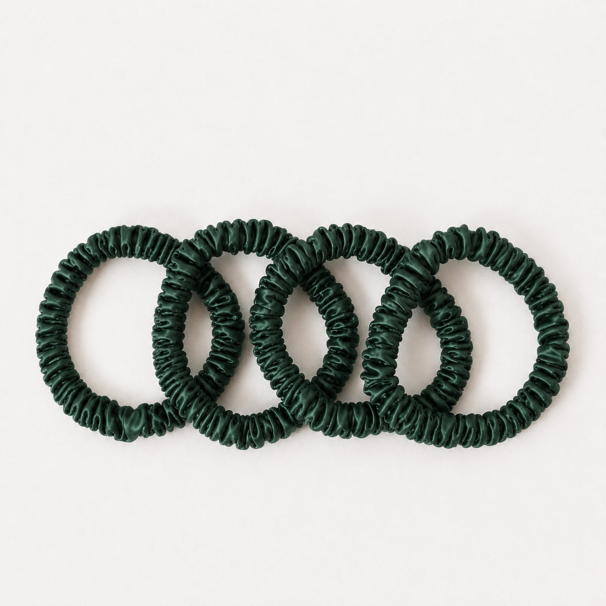 Seidenscrunchies Slim 4er-Set