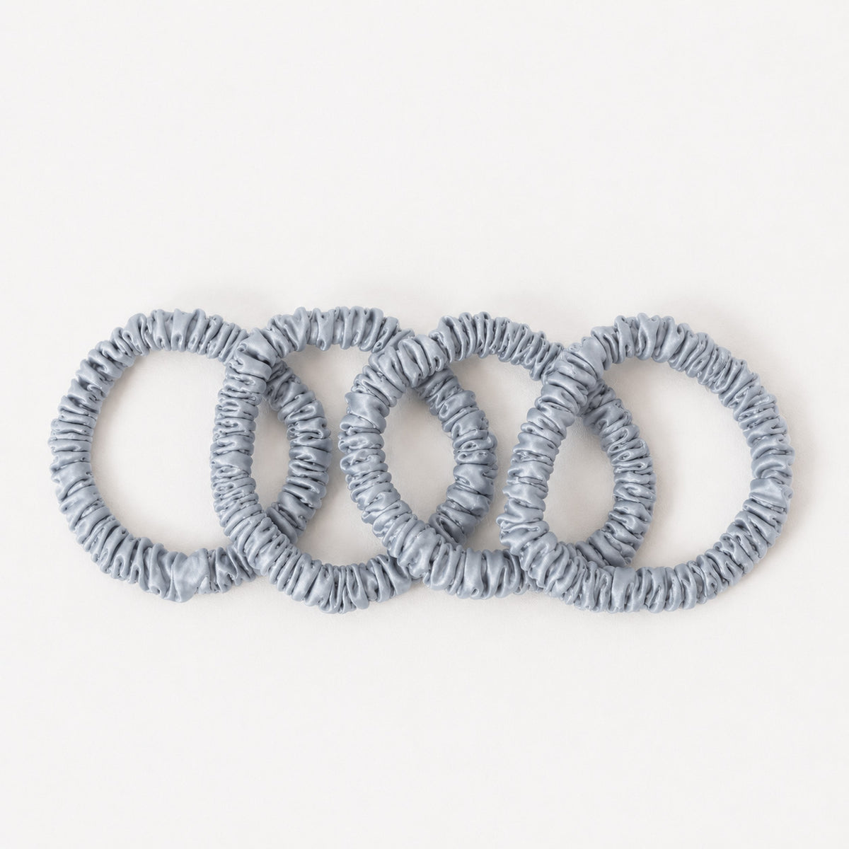 Seidenscrunchies Slim 4er-Set