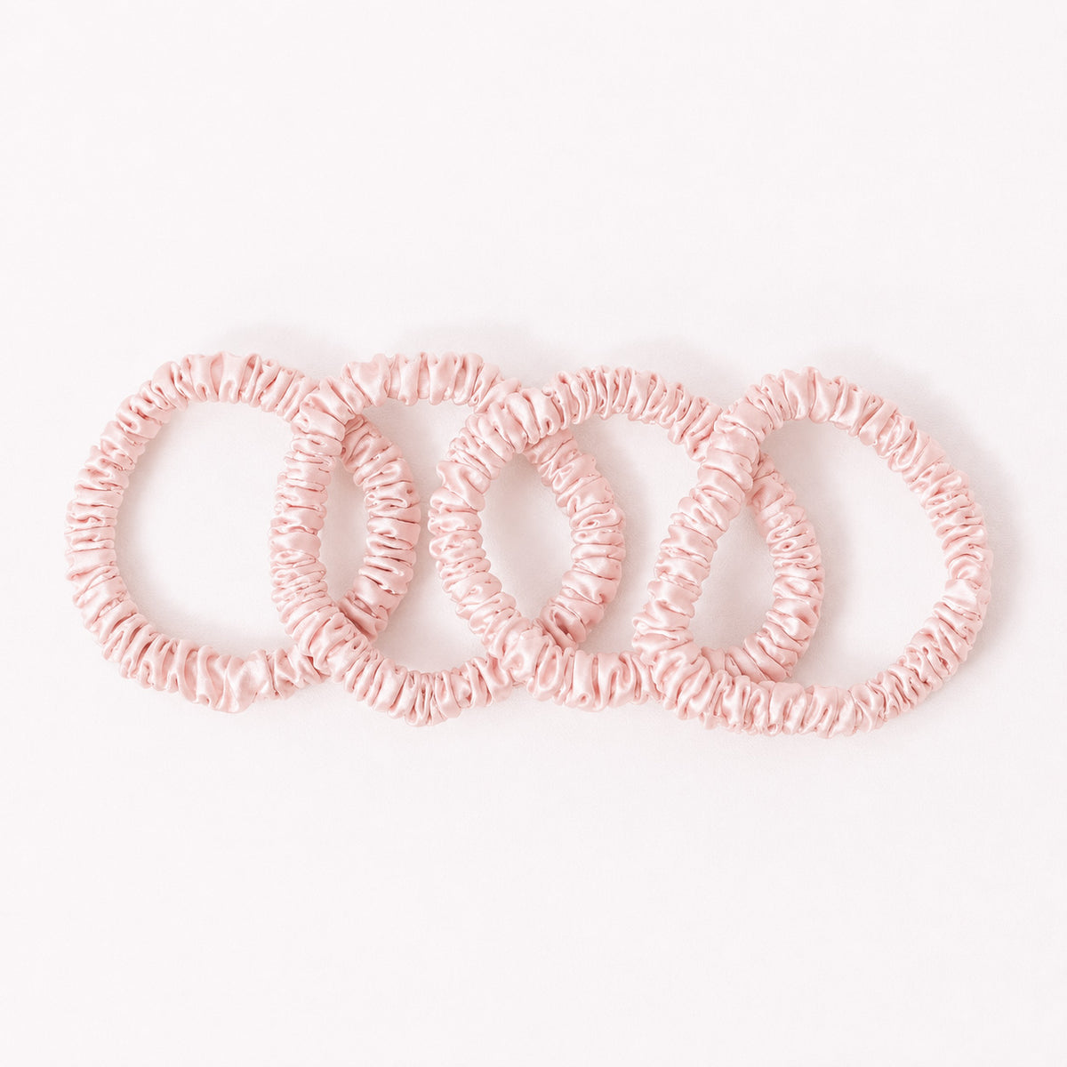 Seidenscrunchies Slim 4er-Set