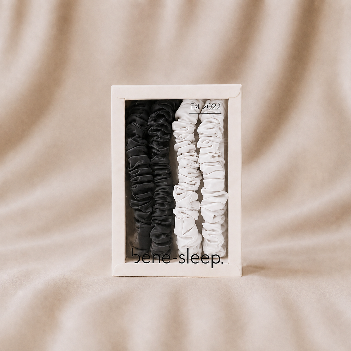 Seidenscrunchies Slim 4er-Set
