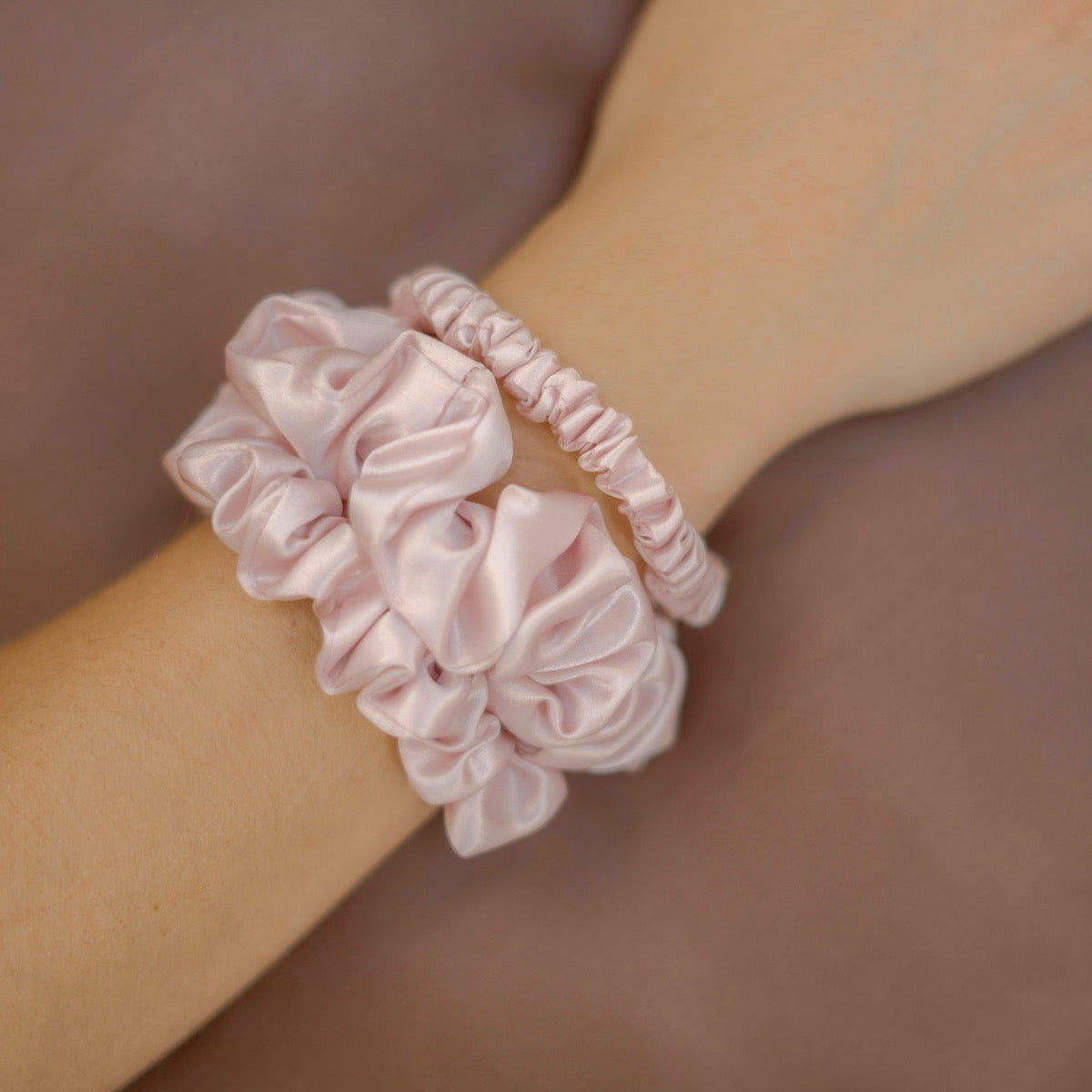 Seidenscrunchies 3er-Set
