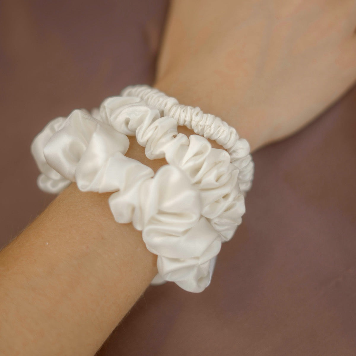 Seidenscrunchies 3er-Set