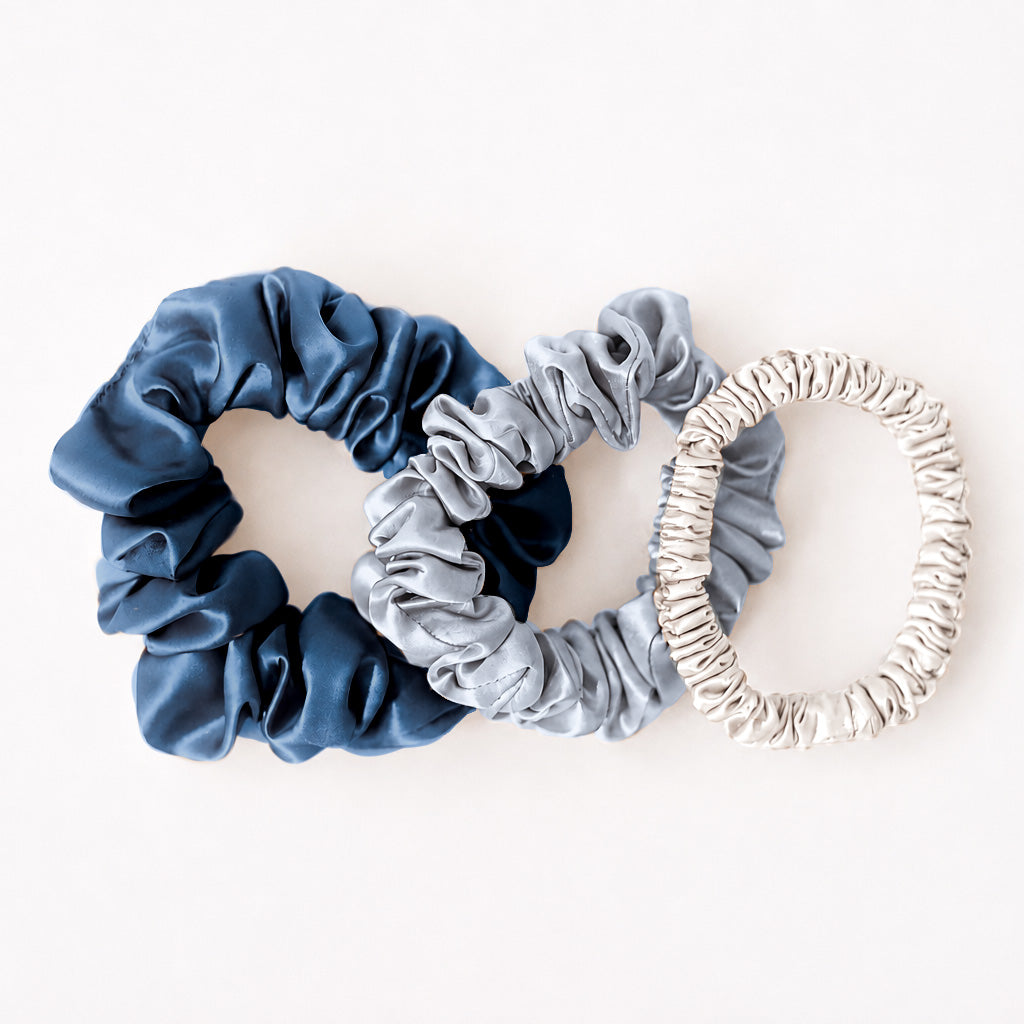 Seidenscrunchies 3er-Set
