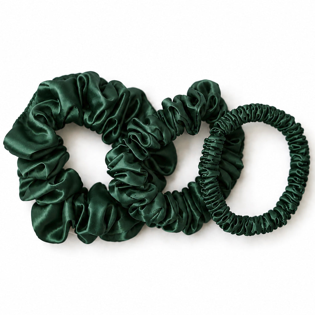 Seidenscrunchies 3er-Set