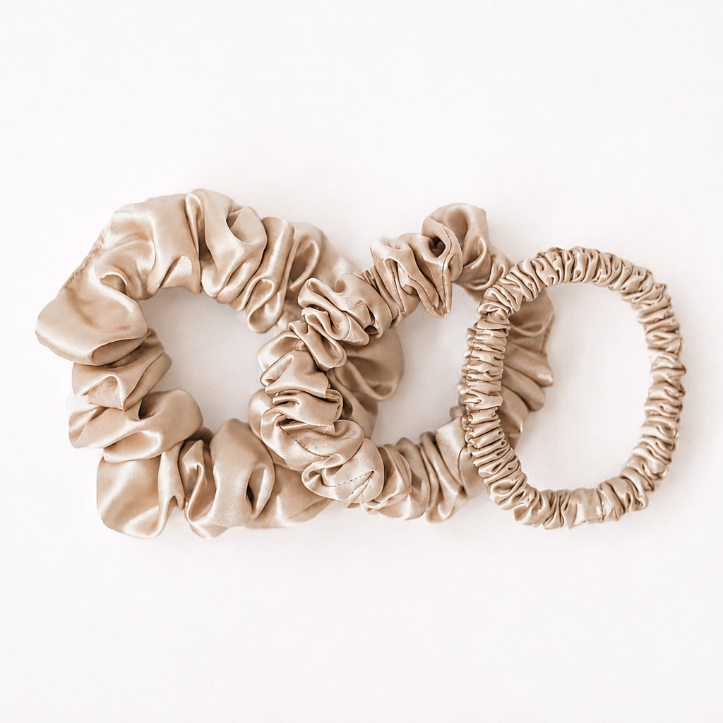 Seidenscrunchies 3er-Set