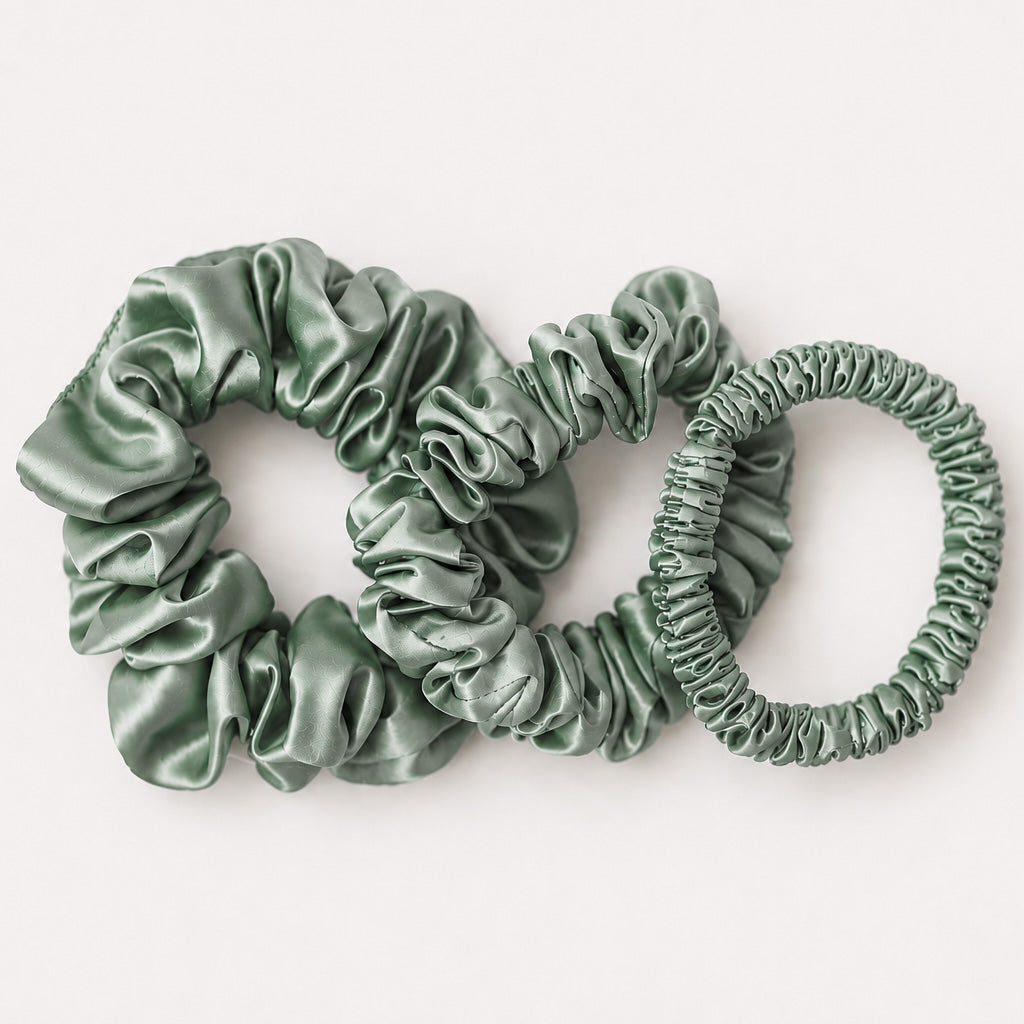 Seidenscrunchies 3er-Set