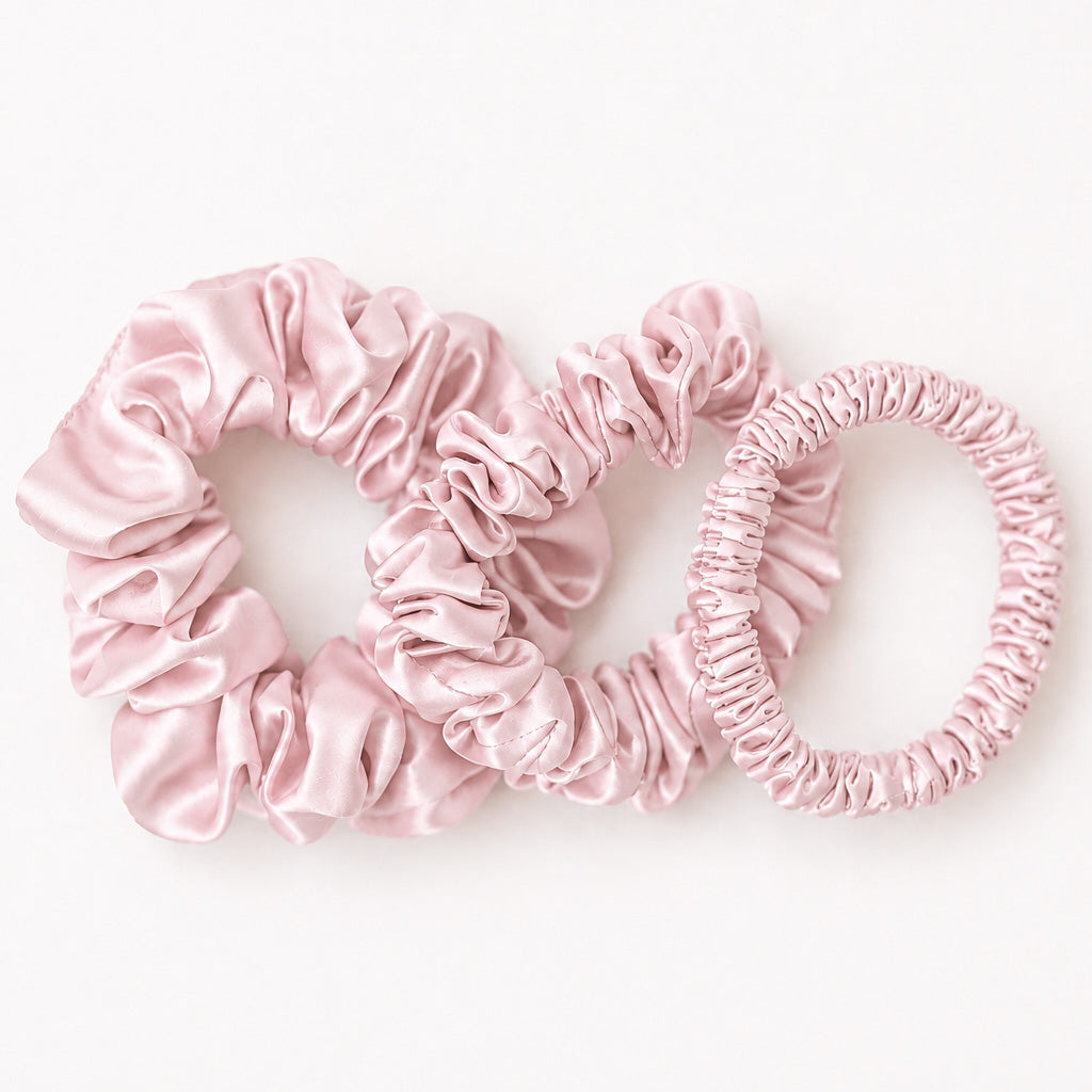 Seidenscrunchies 3er-Set