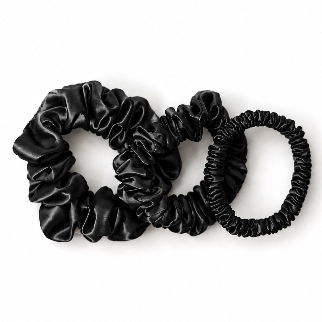 Seidenscrunchies 3er-Set